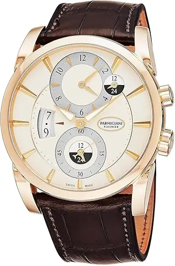 Blue-dial Rolex watch in steel and gold shown as a product image.